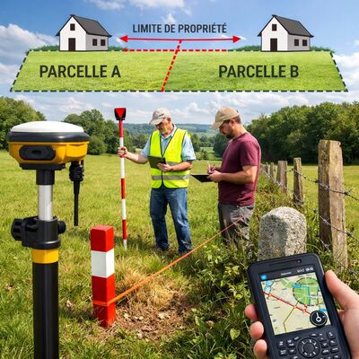 Bornage et reconnaissance de limite