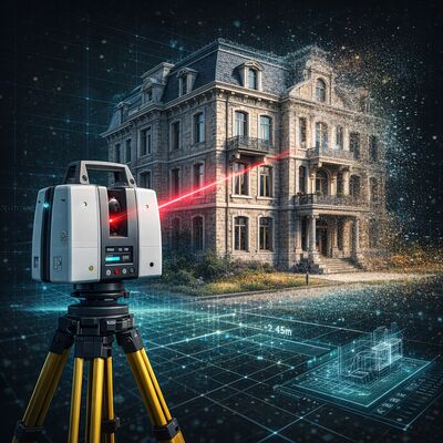 Scan Laser 3D et relevé de batiments